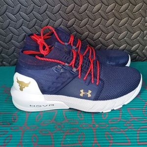 Under Armour Womens Project Rock 2 HOVR Training Shoes Navy 3022398 7.5 8.5